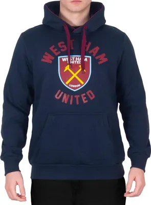 Produktbild von West Ham United FC - Kapuzenpullover für Herren, Fleece GF508 (XXL) (Marine)