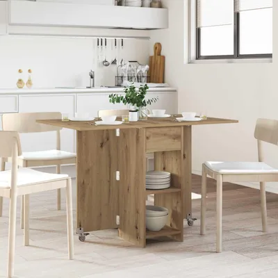 Obrázok produktu pre Maison Exclusive – Jedálenský stôl, 115 x 70 x 75 cm, drevotrieska, Imitácia "Artisan dub"