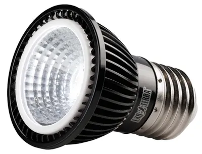 Productafbeelding van Exo Terra TerraSky UV UVB LED spot zwart | compacte gerichte LED-verlichting | 20.000 uur levensduur | E27-fitting