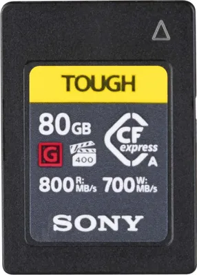Productafbeelding van Sony CEA-G80T, 80 GB, CFexpress, 800 MB/s, 700 MB/s, Zwart, Geel
