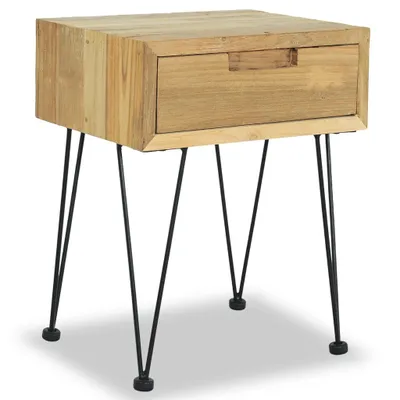 Produktbild von Nachttisch 40x30x50 cm Massivholz Teak