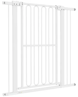 Produktbild von PawHut Türschutzgitter Hund, 76-104 cm Absperrgitter ohne Bohren, Treppengitter