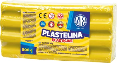 Image de Plasticine 500g Astra Yellow