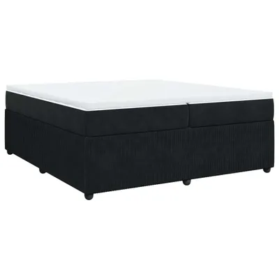 Productafbeelding van vidaXL Boxspringbed met matras, zwart, 200x200 cm, fluweel