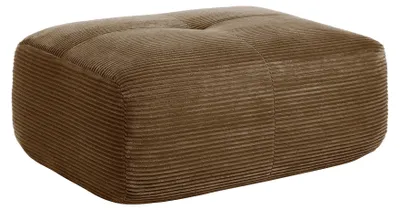 Zdjęcie produktu dla Sofa bez podłokietników - Modułowa sofa - Styl B - Obita tkaniną corduroy - Z poduszkami - Do salonu - Kolor brązowy