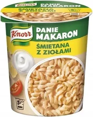 Obrázok produktu pre Knorr Makaron świderki z ziołami 59 g