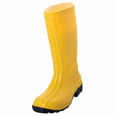 Image de bottes de sécurité en caoutchouc uvex "NORA" S5, jaune, bottes de travail, imperméables, résistantes aux produits chimiques Taille:EU 44