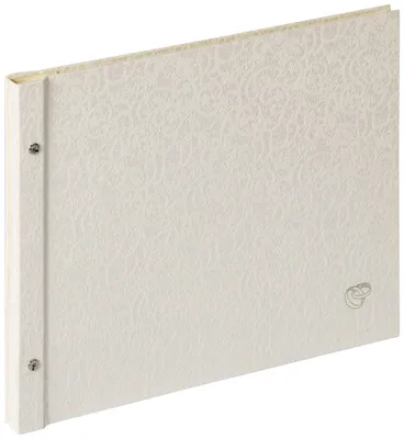 Fotoalbum 38 x 31 cm, Buchschraubalbum, 40 Seiten, weiß