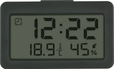 Zdjęcie produktu dla TFA-Dostmann 60.2045.10, Cyfrowy budzik, Prostokąt, Czarny, Wewnętrzna, Dorosły, -10 - 50 °C