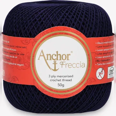 Zdjęcie produktu dla Anchor Freccia 12 – bawełniana włóczka do szydełkowania i koronek (Color 00127)