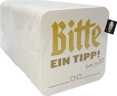 Produktbild von Bitburger Bierdeckel 1 Packung 125 Stück Europameisterschaft Edition EM 2024 "Bitte ein Tipp"