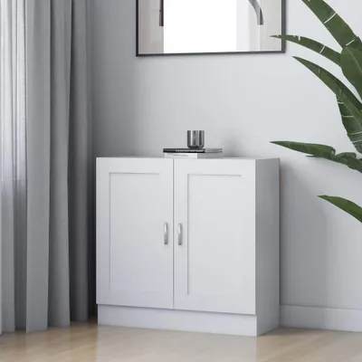 Produktbild von vidaXL Bücherschrank Weiß 82,5x30,5x80 cm Holzwerkstoff - Bücherschrank - Bücherschränke - Bücherregal - Bücherregale