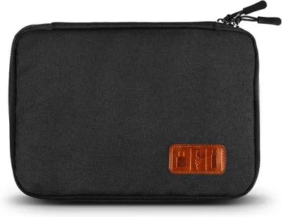 Immagine prodotto di Borsa porta-cavi da viaggio in plastica - portatile - per cavi e accessori - nera
