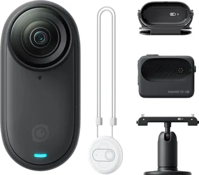 Zdjęcie produktu dla Insta360 GO 3S, 4K Ultra HD, 200 fps, Wi-Fi, Bluetooth, 310 mAh, 500 g