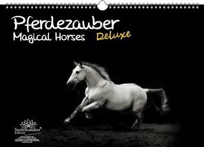Produktbild von Pferdezauber DELUXE DIN A3 Kalender - Immerwährender Kalender Pferde - Seelenzauber
