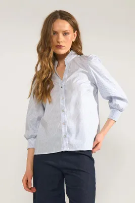 Produktbild von Nümph 707070 Nulili Bluse, fließendes Blau