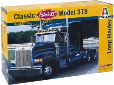 Produktbild von Italeri 3857, LKW-/Anhänger-Modell, Montagesatz, 1:24, PETERBILT 378, Mehrfarbig, USA