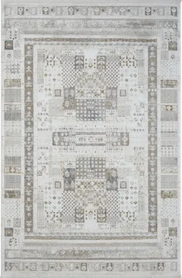 Produktbild von MY-RUG Teppich,Lotta, 290x200, Kurzflor-Teppich, creme weiß, weich, gemütlich, mit schönem Muster, flachgewebt, rechteckig