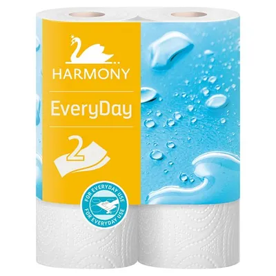 Obrázok produktu pre Kuchynské utierky 2-vrstvové HARMONY EVERYDAY - 2ks 30364