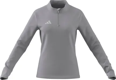 Immagine prodotto di Maglia da allenamento adidas Entrada 26 da donna, colore grigio chiaro/bianco, taglia S