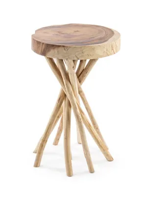Produktbild von Couchtisch Solidad 35 x 35 x 50 cm Mungurholz Teakholz Natur
