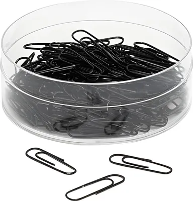 Produktbild von Wedo 901 244301, Metall, Kunststoff, Schwarz, 27 mm, PVC, 140 Stück(e)