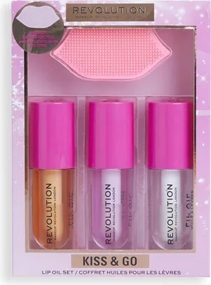 Produktbild von Revolution Make Up Kiss & Go Make Up Set 4 Teile