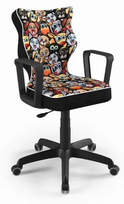 Produktbild von Jugend-Wachstumsstuhl Ergonomischer Schreibtischstuhl Für Körpergrösse 146-176 Cm, Norm Schwarz Storia 28