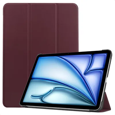 Image de Étui à trois volets imoshion pour Apple iPad Air 11 pouces (2026) M4 / (2025) M3 / (2024) M2 / Air 5 (2022) / Air 4 (2020) - Bordeaux