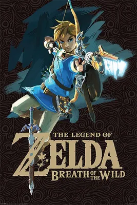 Image de The Legend Of Zelda - Game Cover - 61x91,5cm - Affiche Poster