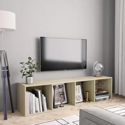 Immagine prodotto di Libreria/TV in rovere Sonoma 143×30×36 cm