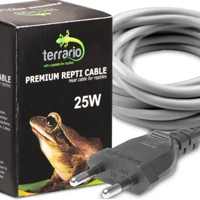 Produktbild von Terrario Premium Repti Kabel 25W - wasserdichter Heizkabel für Terrarien 6,5m