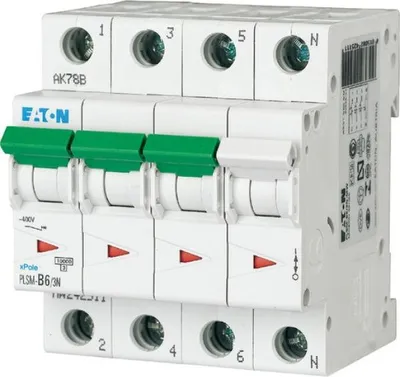 Zdjęcie produktu dla Eaton LINE PROTECTION SWITCH (PLSM-C6/3N-MW)