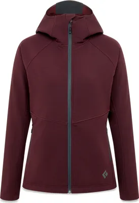 Produktbild von W Element Hoody, Damen - Black Diamond, Farbe:Bordeaux, Größe:Extra Small