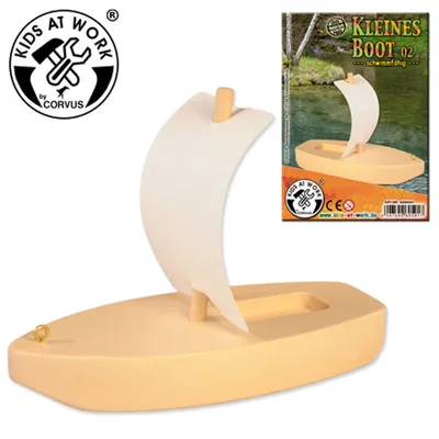 Produktbild von Bastelvorschlag kleines Boot 02
