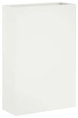 Immagine prodotto di vidaXL Vaso da giardino bianco, 50 x 20 x 75 cm, acciaio laminato a freddo