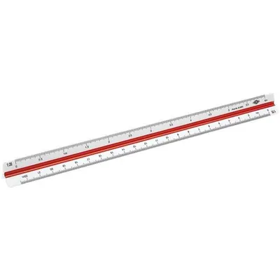 Produktbild von WEDO Dreikantmaßstab 30 cm Architekt 1 weiß