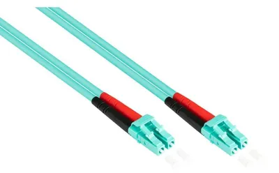Zdjęcie produktu dla Kabel światłowodowy dwuwłóknowy OM3, 10 metrów, złącza LC/SC, bezhalogenowy, LSZH