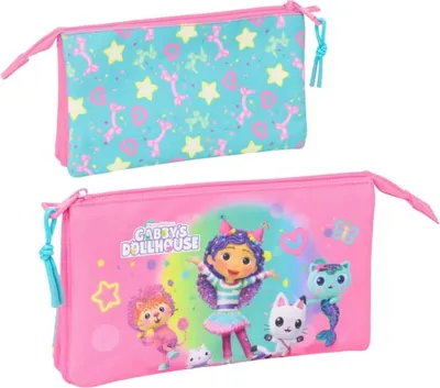 Immagine prodotto di Safta | Zaino scuola a tre scomparti - Kitten Gabi - 22 x 12 x 3 cm - Elegante e funzionale