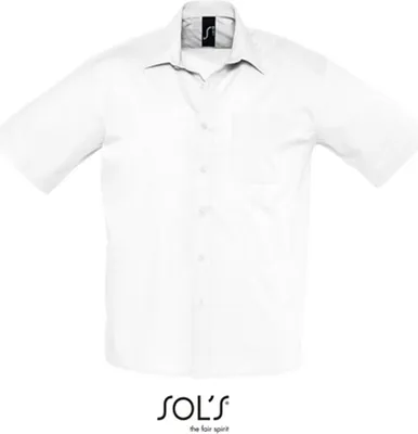 Image de SOL'S Popeline-Shirt Bristol à manches courtes