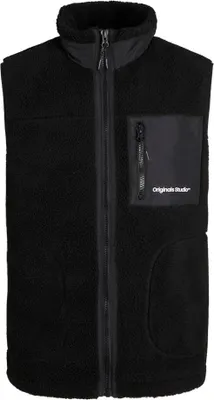 Produktbild von JACK&JONES ORIGINALS JORVESTERBRO TEDDY BODYWARMER AW24 Black M
