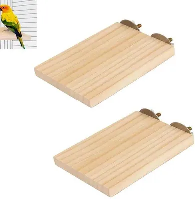 Produktbild von Holz Plattform für Vogelkäfig 13 x 9 cm