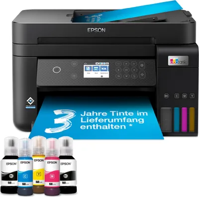Zdjęcie produktu dla EPSON EcoTank ET-3850 wielofunkcyjna drukarka atramentowa 3 w 1 czarna