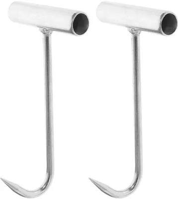 Image de Crochets en acier inoxydable, lot de 2
