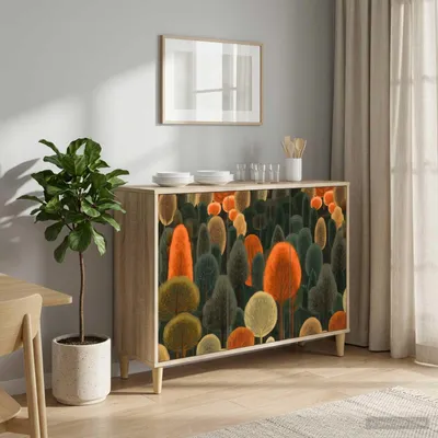 Obrázok produktu pre vidaXL Komoda ZAANDAM, povrchová úprava Sonoma, 102 x 33 x 75 cm, drevotrieska