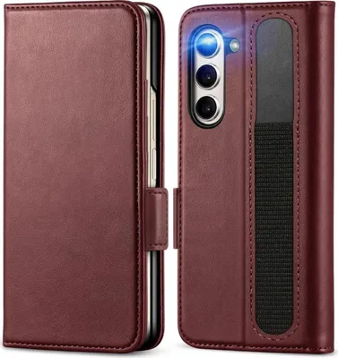 Produktbild von Conie RFID Klapp Tasche für Samsung Galaxy Z FOLD 6 Kartenfach Hülle Rundumschutz in Lila