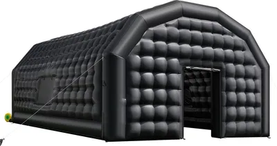Produktbild von Inflatable Nightclub, 9 x 6 x 4 m Inflatable Party Tent with 1100W Blower & Sandbag, Ventilated Blow up Night Club with 2 Windows, Air Cube House for Event Birthday Wedding Party