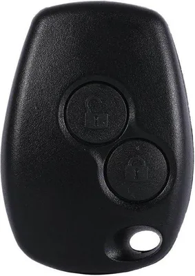 Produktbild von Automatikschlüsselanhänger Kunststoff Fernbedienung 2-Taster - Auto Fob Hülle mit Schlüsselbund.