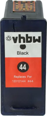 Produktbild von vhbw Tintenpatrone Schwarz kompatibel mit Lexmark X7675, X9350, X9575, Z1520 Drucker (wiederaufgefüllt, 18ml)