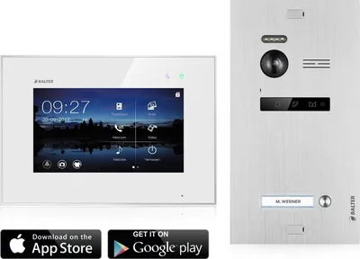 Produktbild von Balter EVO türsprechanlage | überwachungskamera aussen mit 2-Draht-Bus&7-Zoll-Touchscreen-Monitor|video türklingel mit Wi-Fi-App-Steuerung&150°Kamera